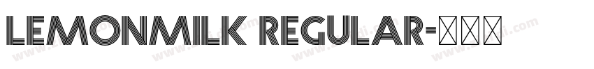 LEMONMILK Regular字体转换